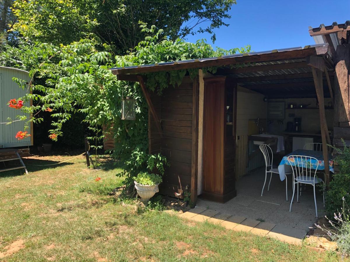 Sainte-Nathalène Le Bon Chemin Roulotte酒店 外观 照片
